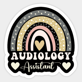 Audiology Assistant Rainbow Appreciation Day Sticker